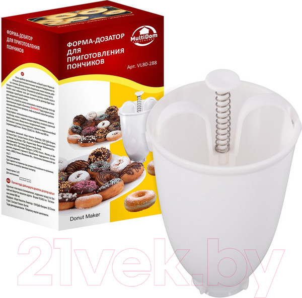 Изображение товара Форма для приготовления пончиков Мультидом VL80-288