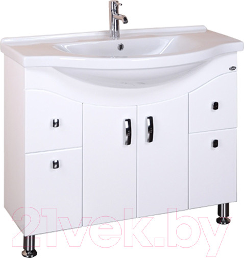 Изображение товара Тумба с умывальником Onika Эльбрус 90.13 + Эльбрус (109016 + 1WH110790)