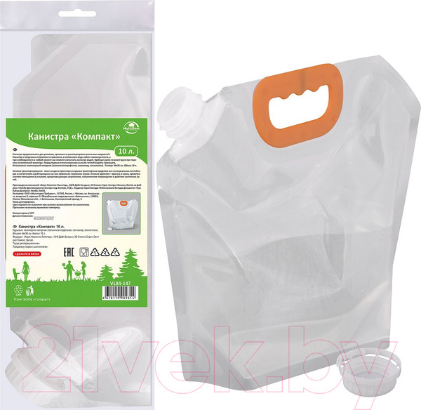 Изображение товара Складная канистра Мультидом Компакт NEW VL84-147 (10л)