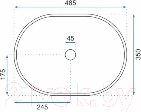 Изображение товара Умывальник REA Lara Stone U9888