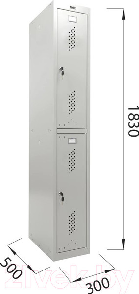 Изображение товара Шкаф металлический Brabix LK 12-30 / 291133