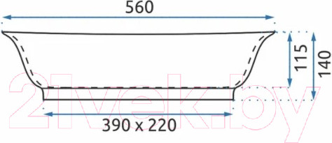 Изображение товара Умывальник REA Roma U5600