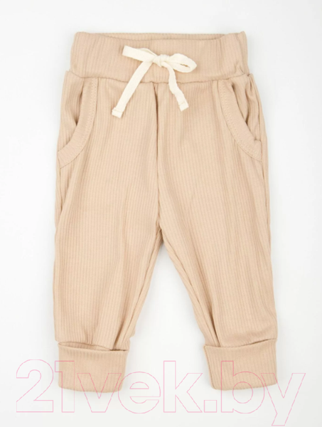 Изображение товара Костюм для малышей Amarobaby Fashion / AB-OD21-FS11/03-80 (бежевый, р. 80)