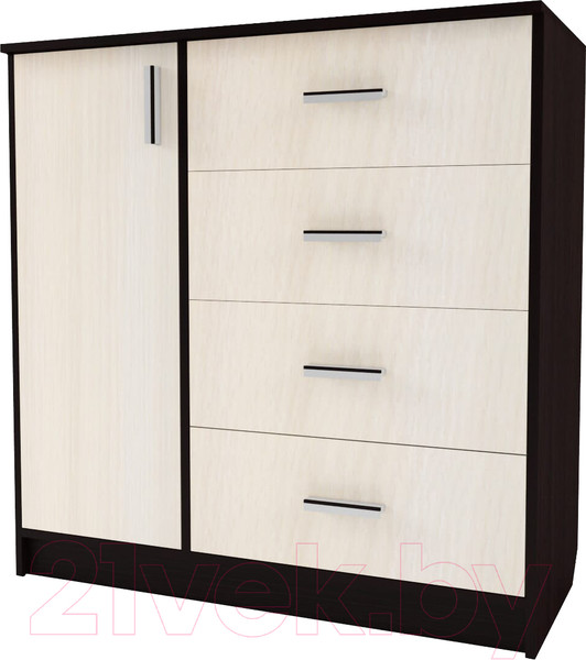 Изображение товара Тумба Аквилон №9 1002 (венге/млечный дуб)