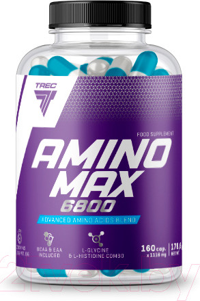 Изображение товара Комплексные аминокислоты Trec Nutrition Amino Max 6800 (160 капсул)