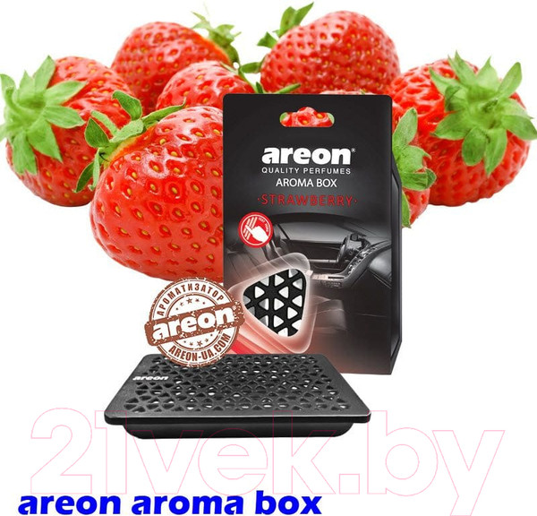 Изображение товара Ароматизатор автомобильный Areon Strawberry / ARE-ABC04