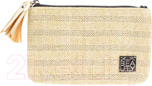 Изображение товара Косметичка Dewal Beauty Рогожка / BG-30 (бежевый темный)