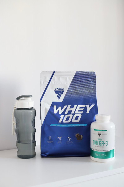 Изображение товара Протеин Trec Nutrition Whey 100 (900 грамм, шоколад)