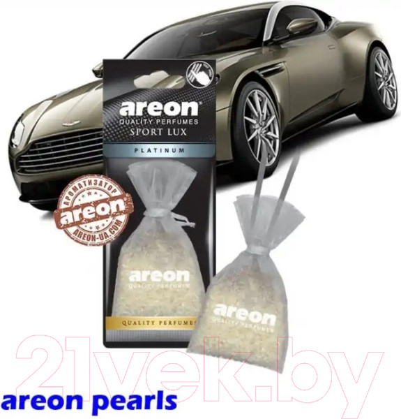 Изображение товара Ароматизатор автомобильный Areon Pearls Platinum / ARE-APL04