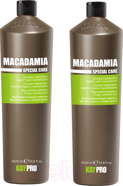 Изображение товара Шампунь для волос Kaypro Special Care Macadamia для ломких и чувствительных волос (2x1л)
