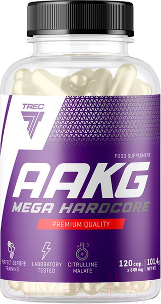 Изображение товара Аминокислота AAKG Trec Nutrition Mega Hardcore (120 капсул)