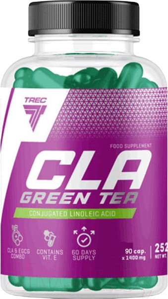 Изображение товара Жиросжигатель Trec Nutrition CLA + Green Tea (90 капсул)