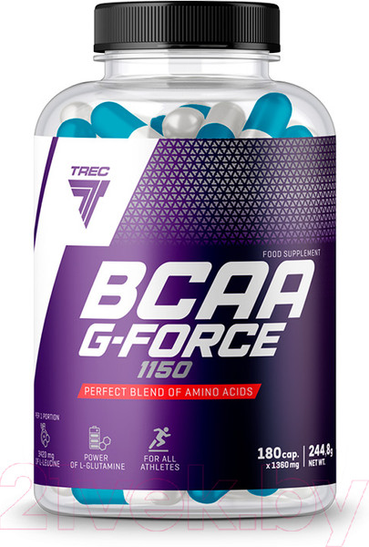 Изображение товара Аминокислоты BCAA Trec Nutrition G-force (180 капсул)