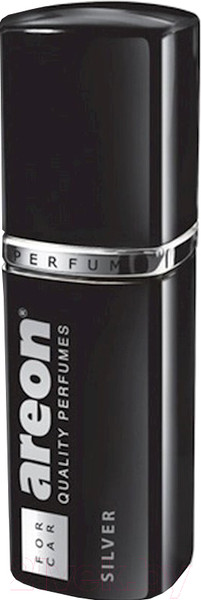 Изображение товара Освежитель автомобильный Areon Black Silver / ARE-AP01 (50мл)