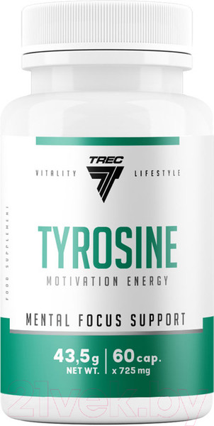 Изображение товара L-тирозин Trec Nutrition 600 (60 капсул)