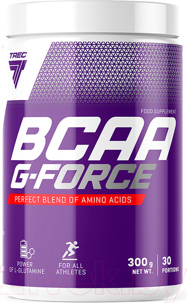 Изображение товара Аминокислоты BCAA Trec Nutrition G-force (300 грамм, апельсин)