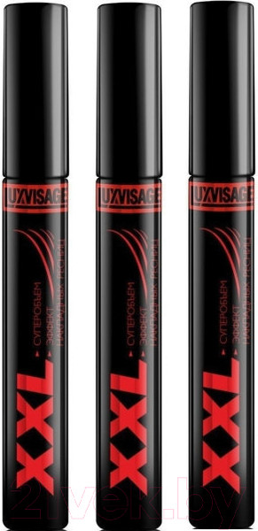 Изображение товара Набор декоративной косметики LUXVISAGE Тушь XXL Суперобъем эффект накладных ресниц (3шт)