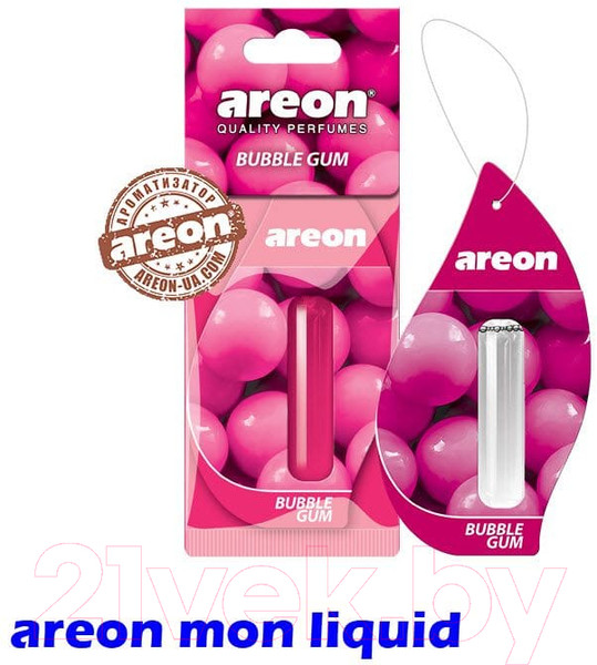 Изображение товара Ароматизатор автомобильный Areon Bubble Gum / ARE-LR05 (5мл)