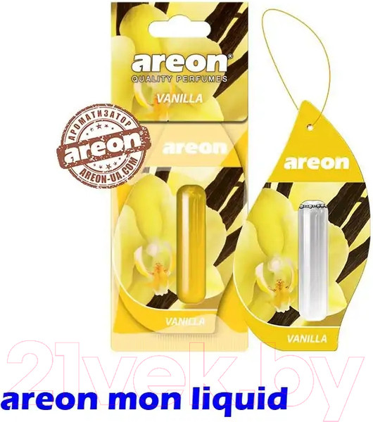 Изображение товара Ароматизатор автомобильный Areon Vanilla / ARE-LR06 (5мл)