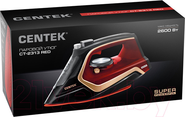 Изображение товара Утюг Centek CT-2313 (красный)