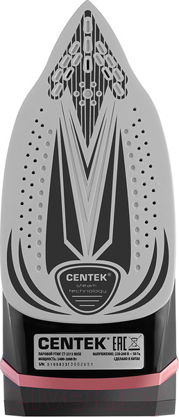 Изображение товара Утюг Centek CT-2313 (черный/розовый)