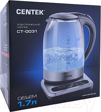 Изображение товара Электрочайник Centek CT-0031 (стекло)