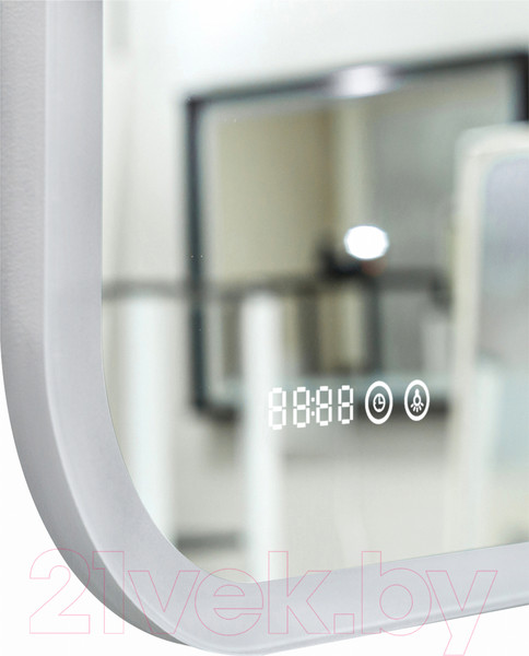 Изображение товара Зеркало Континент Bliss Led 120x70 (с увеличительным зеркалом и часами)