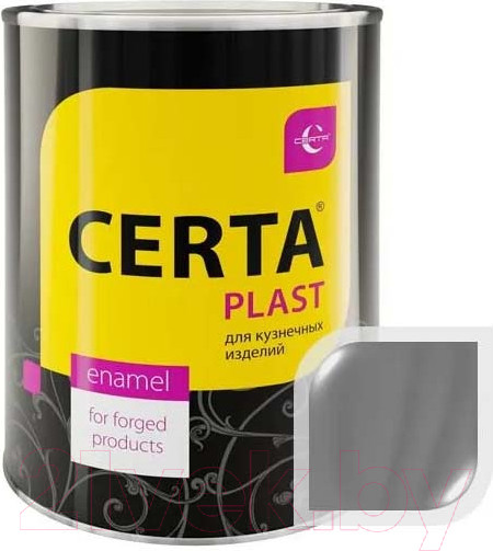 Изображение товара Эмаль Certa Plast (800г, полуглянцевый серый)