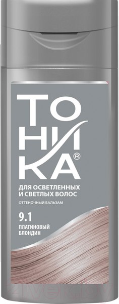 Изображение товара Оттеночный бальзам для волос Тоника 9.1 (150мл, платиновый блондин)