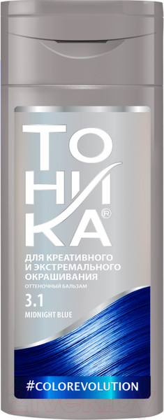Изображение товара Оттеночный бальзам для волос Тоника Color Evolution 3.1 (150мл, полночный синий)