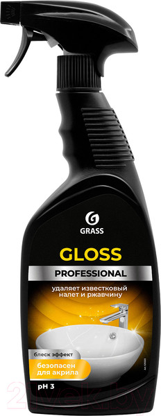Изображение товара Чистящее средство для ванной комнаты Grass Gloss Professional / 125533 (600мл)