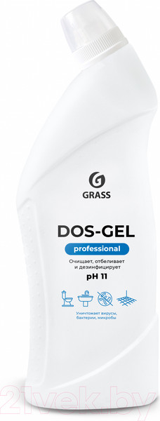 Изображение товара Чистящее средство для ванной комнаты Grass DOS-Gel Professional / 125551 (750мл)