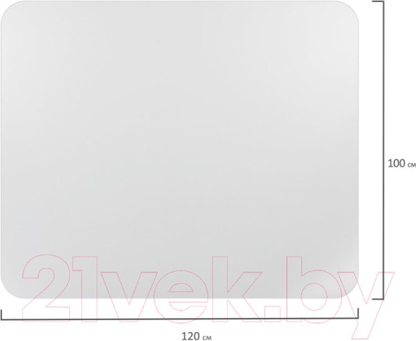 Изображение товара Коврик защитный Brabix 100x120 / 606623 (матовый)