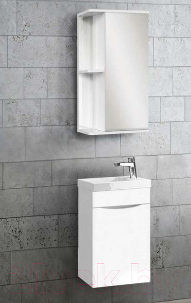 Изображение товара Тумба с умывальником Viant Рим Como 40 / VRIM40CO-T1STP + S-UM-COM40/1-w