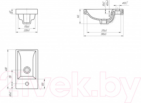 Изображение товара Тумба с умывальником Viant Рим Como 40 / VRIM40CO-T1STP + S-UM-COM40/1-w