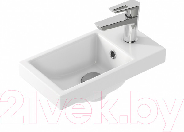 Изображение товара Тумба с умывальником Viant Рим Como 40 / VRIM40CO-T1STP + S-UM-COM40/1-w