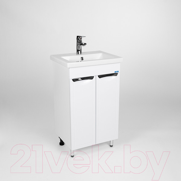 Изображение товара Тумба с умывальником Viant Лима Como 50 / VLIM50CO-T2ST + S-UM-COM50/1-w