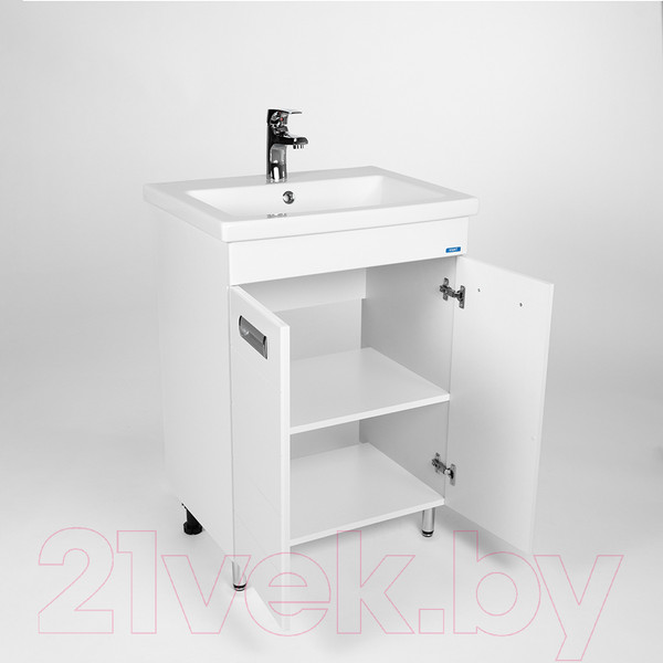 Изображение товара Тумба с умывальником Viant Вена Como 60 / VVEN60CO-T2ST + S-UM-COM60/1-w