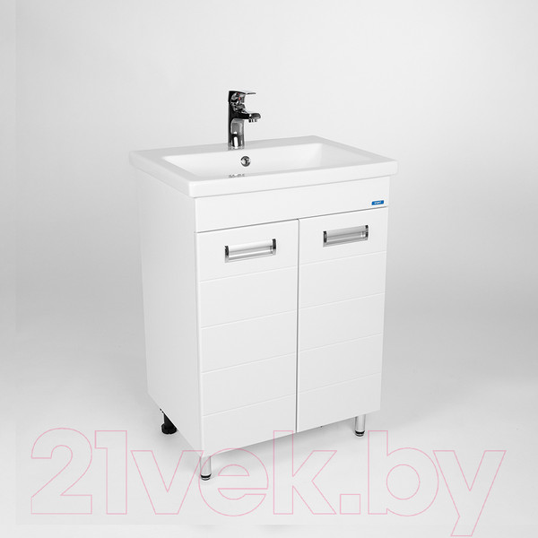 Изображение товара Тумба с умывальником Viant Вена Como 60 / VVEN60CO-T2ST + S-UM-COM60/1-w