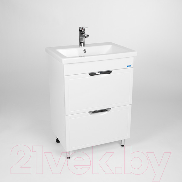 Изображение товара Тумба с умывальником Viant Лима Como 60 / VLIM60CO-T2Y + S-UM-COM60/1-w