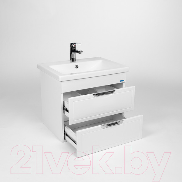 Изображение товара Тумба с умывальником Viant Лима Como 60 / VLIM60CO-T2YP + S-UM-COM60/1-w
