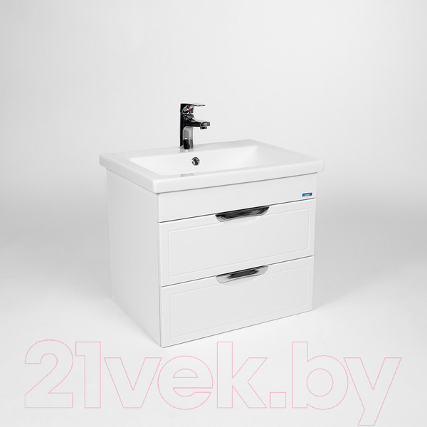 Изображение товара Тумба с умывальником Viant Лима Como 60 / VLIM60CO-T2YP + S-UM-COM60/1-w