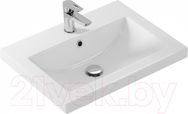 Изображение товара Тумба с умывальником Viant Лима Como 60 / VLIM60CO-T2YP + S-UM-COM60/1-w