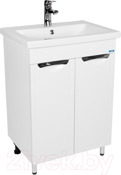 Изображение товара Тумба с умывальником Viant Лима Como 60 / VLIM60CO-T2ST + S-UM-COM60/1-w