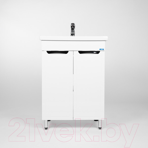 Изображение товара Тумба с умывальником Viant Лима Como 60 / VLIM60CO-T2ST + S-UM-COM60/1-w