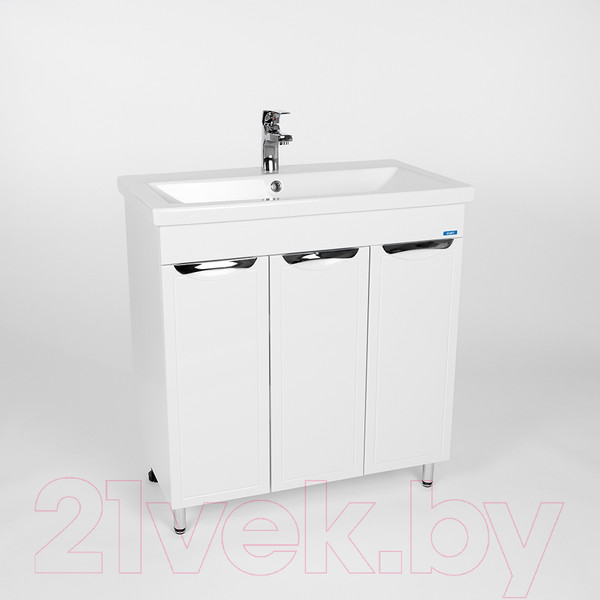 Изображение товара Тумба с умывальником Viant Лима Como 80 / VLIM80CO-T3ST + S-UM-COM80/1-w