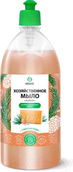 Изображение товара Мыло хозяйственное Grass С маслом кедра / 125549 (1л)