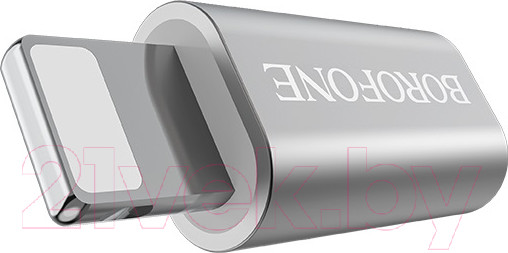 Изображение товара Адаптер Borofone BV5 Micro-Lightning / 90342 (серебристый)