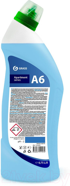 Изображение товара Чистящее средство для унитаза Grass Apartament Series А6 / 125265 (750мл)