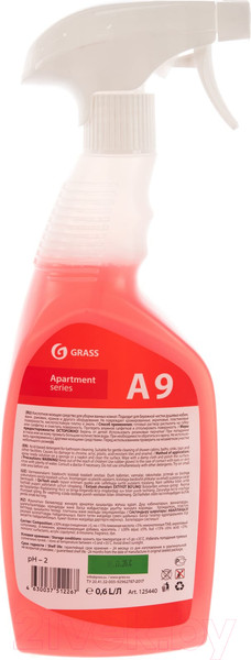 Изображение товара Чистящее средство для ванной комнаты Grass Apartment Series A9 / 125440 (600мл)